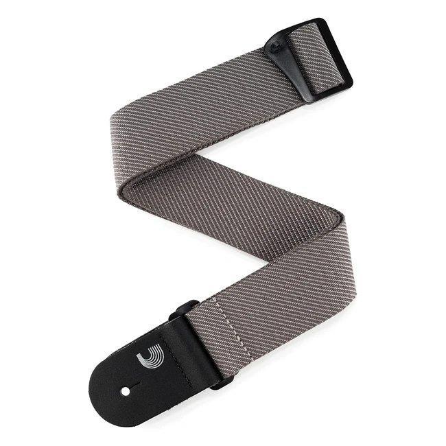 DAddario Guitar Strap - Adjustable Comfortable Leather Ends - Classic Tweed G