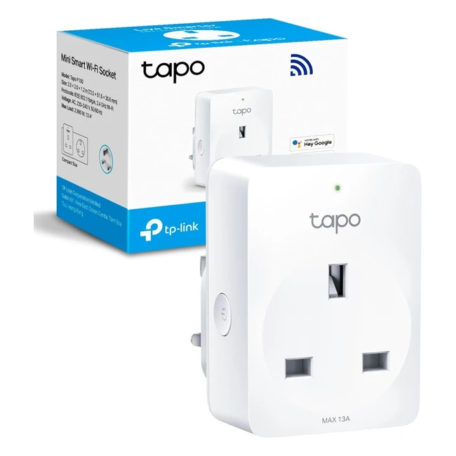 Tapo Smart Plug WiFi Outlet Works with Amazon Alexa Google HomeMax 13A Wireless 