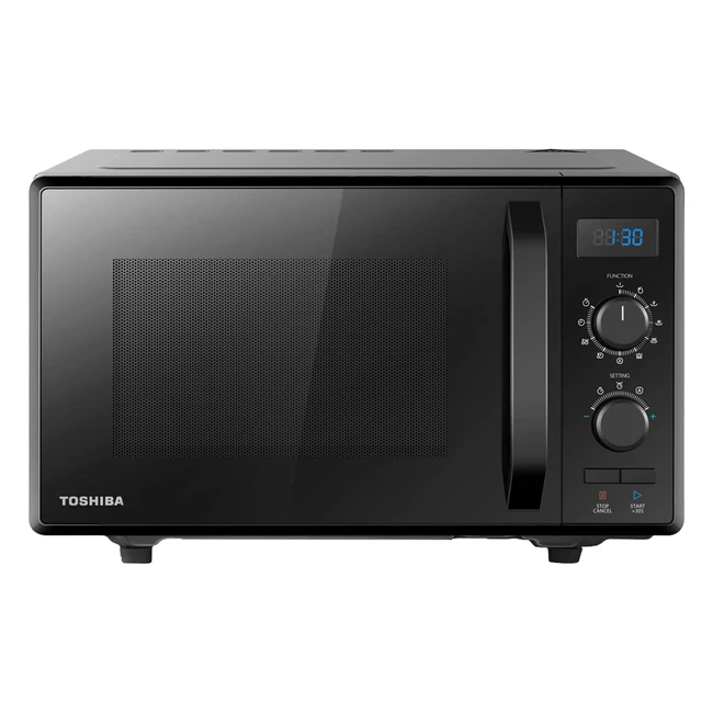 Toshiba 900W 23L Microwave Oven with Crispy Grill MW2AG23PFBK