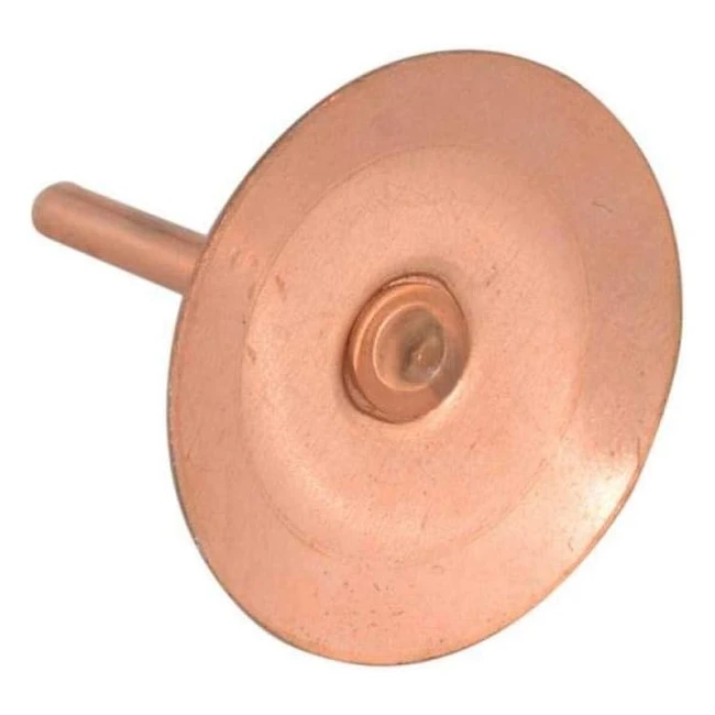 ForgeFix Copper Disc Rivets 20 x 20 x 15mm - Pack of 100 - Lightweight Construct