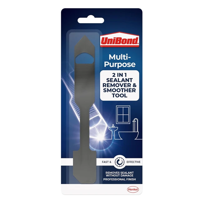 Unibond Sealant Remover  Smoother Tool - Easy-to-Use 2-in-1 Plastic Sealant Too