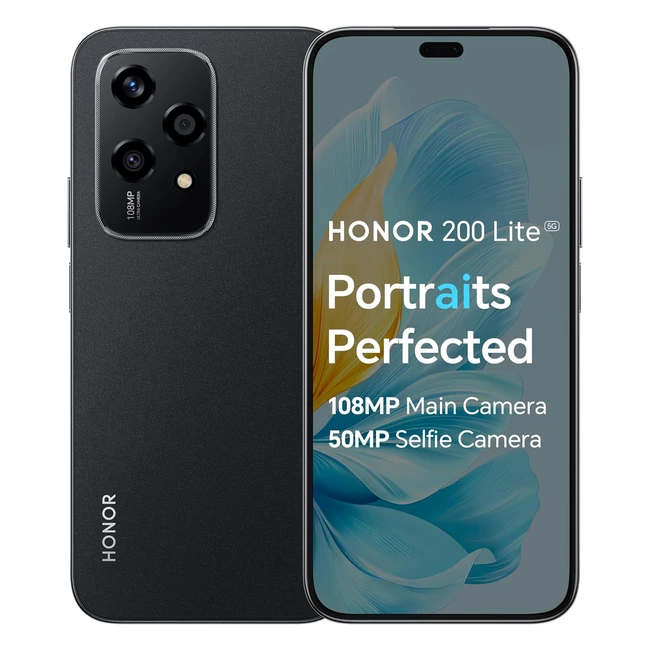 Honor 200 Lite 5G Smartphone 8GB256GB 67 Amoled Display 108MP Camera