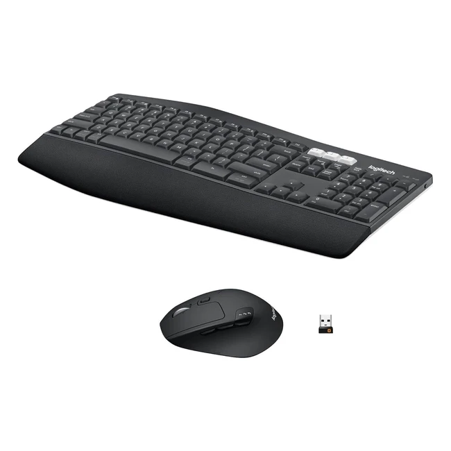 Logitech MK850 Multidevice Wireless Keyboard and Mouse Combo 24GHz Wireless and 