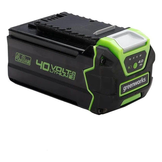 Greenworks 40V 4Ah Lithium Battery - Fast Charging 3-Stage Control 2-Year Warr