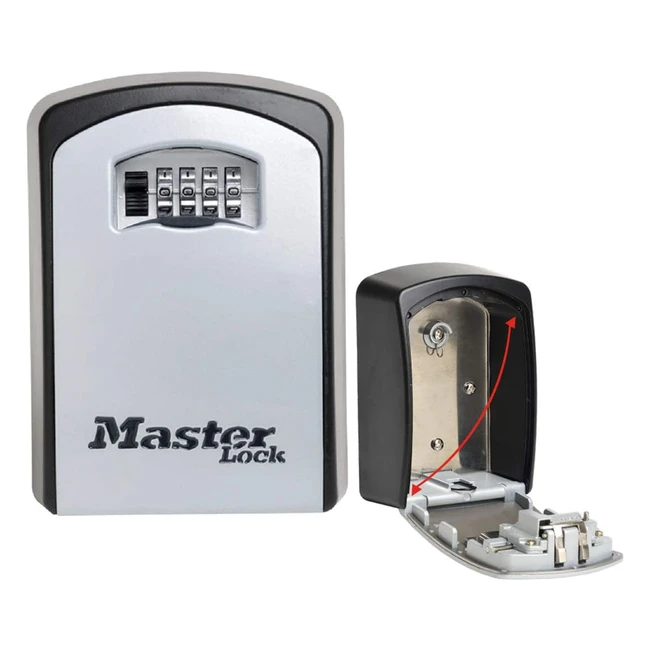 Master Lock XL Key Safe Wall Mounted - Outdoor Mounting Kit - Keyless Convenienc