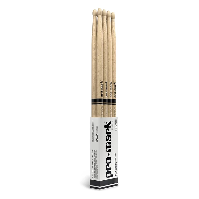Promark Classic Attack 5B Shira Kashi Oak Drumsticks - Buy 3 Get 1 Free!