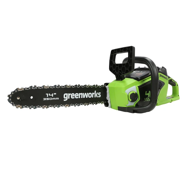 Greenworks GD40CS15 Cordless Chainsaw 35cm 14 12ms Brushless Motor