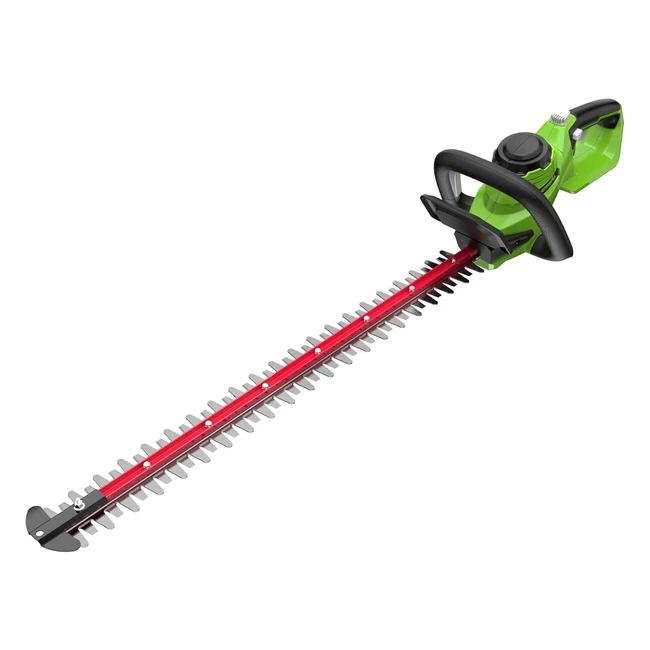 Greenworks Cordless Hedge Trimmer 24V GD24HT70 - Dual Action Blade - Cuts up to 