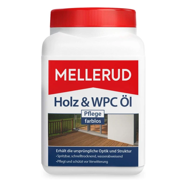 Mellerud Holz- und WPC-Pflegel farblos - Nr 123456789 - Schtzt pflegt und