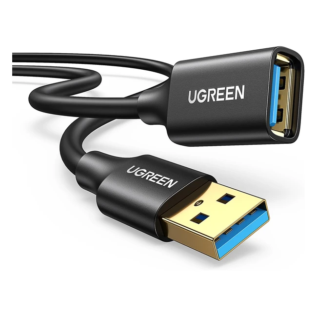 UGREEN Cble Rallonge USB 30 1m - Super Vitesse 5Gbps - Compatible avec Manett