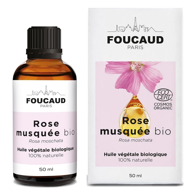 Foucaud Huile Vgtale Rose Musque Bio - Adoucissante - Antirides - Rgn