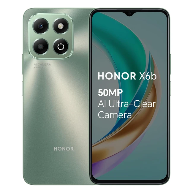 Honor X6B Unlocked Mobile Phone 656inch 90Hz Display 8GB128GB 50MP Triple Camera