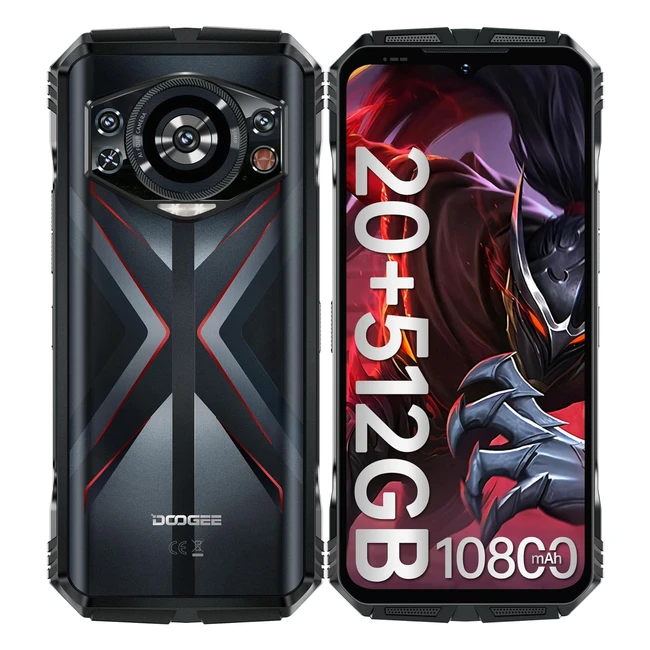 Doogee S118 - Telfono Mvil Resistente 2024 20GB 512GB MTK G99 Android 14