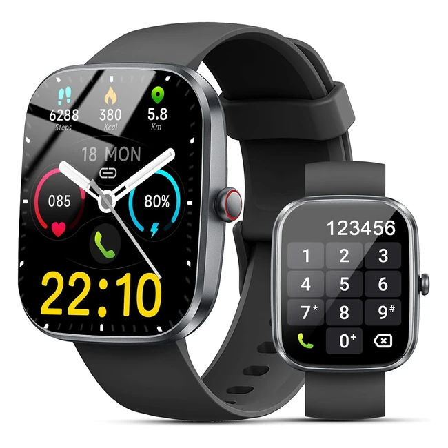 Smartwatch Hombre Mujer 191 Bluetooth IP68 Pulsera Actividad 100 Modos Deportivo