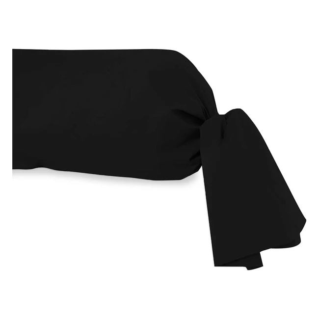 Nappe de table en coton noir 45x185 - Soleil dOcre TTRAV