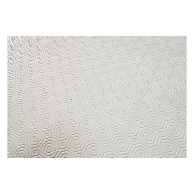 Nappe PVC Blanche 140x200 cm - Soleil dOcre Rf1234 - Impermable et Facile 