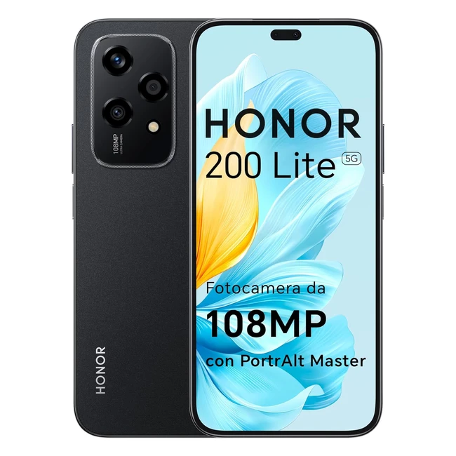 Honor 200 Lite Smartphone 5G Dual Sim NFC 8GB RAM 256GB Memoria 67 Pollici AMOLE