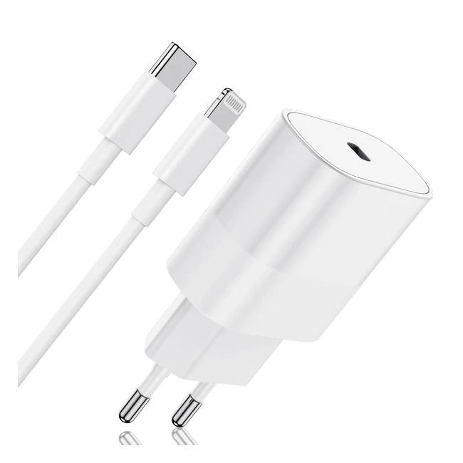 Chargeur Rapide iPhoneApple MFI Certifi 20W USB C  Cable Original Apple 2m