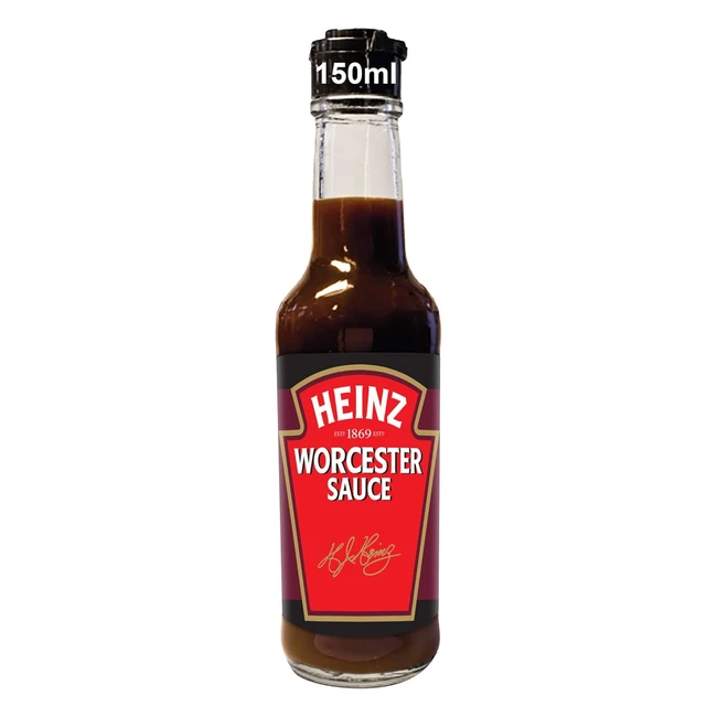 Salsa Heinz Worcester 150ml - Gusto Unico e Ricco - Senza Conservanti - Ref1234
