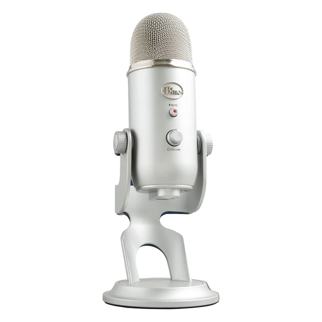 Blue Yeti USB Microphone for PC Mac Gaming Recording - Studio Condenser Mic with