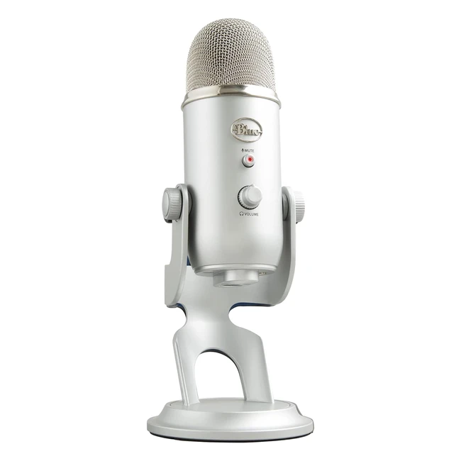 Blue Yeti USB Microphone for PC Mac Gaming Recording - Studio Condenser Mic with Blue Voce Effects