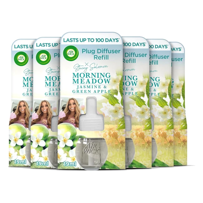 Air Wick Morning Meadow Plug-In Diffuser Refill Pack - Long Lasting Fragrance
